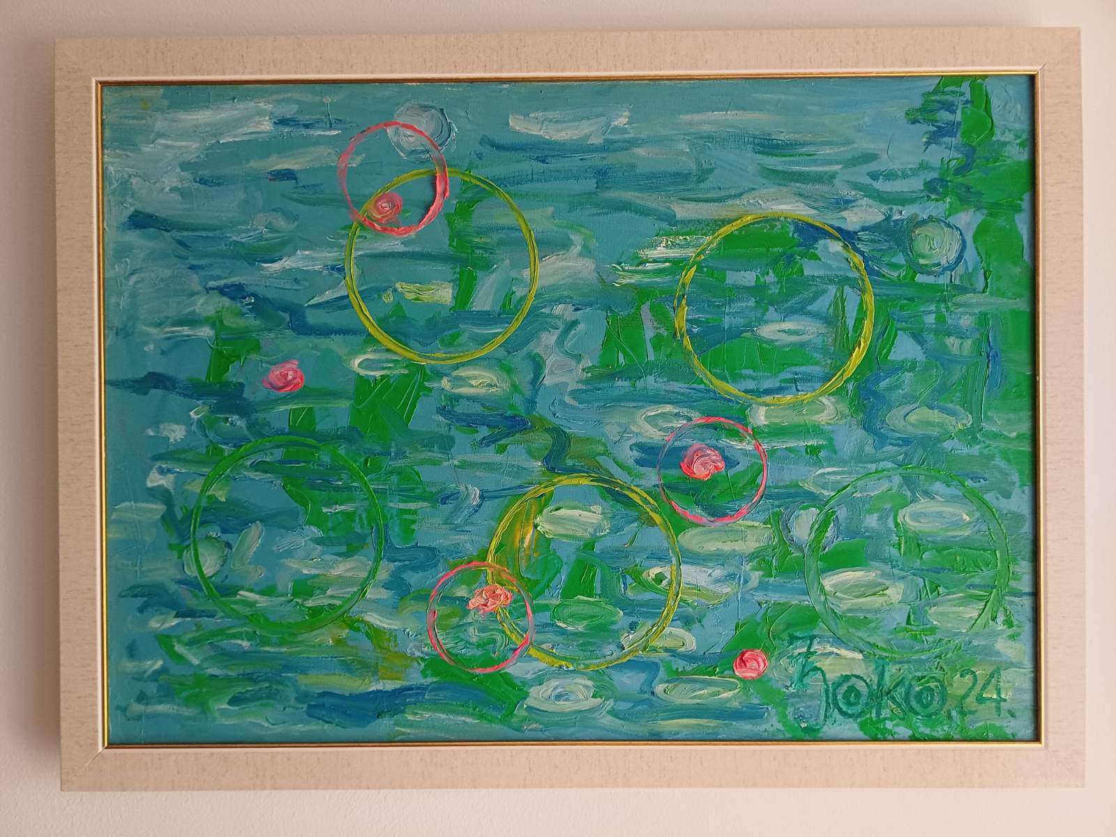 Polyform Presentation of Claude Monet's "Water Lilies"